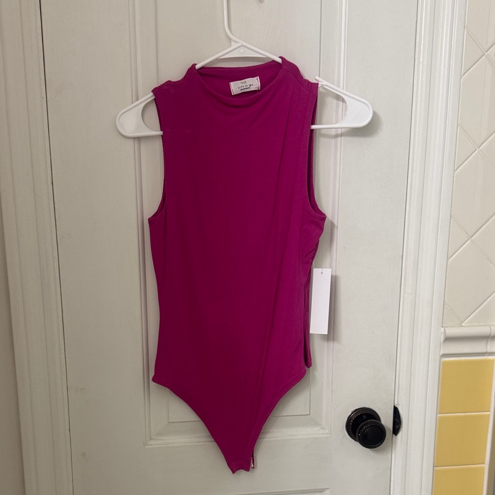 Magenta One-Piece Bodysuit